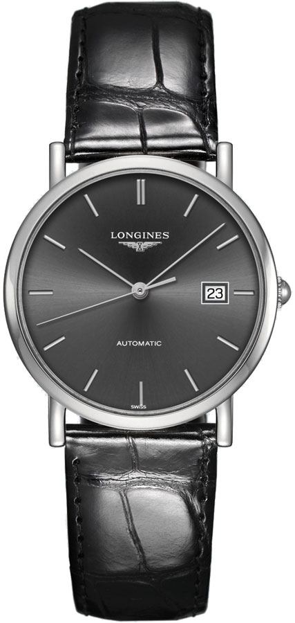 Longines Elegant Collection Self winding Automatic Grey Ladies Watch L48094722 