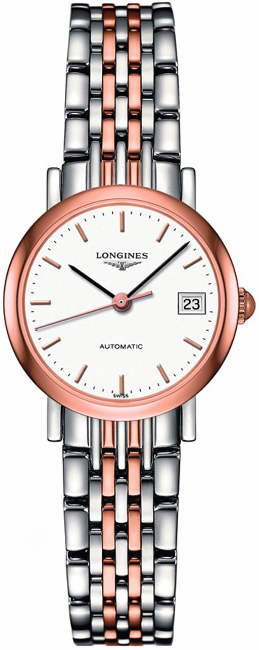 Longines Elegant Collection Self winding Automatic White Ladies Watch L43095127 