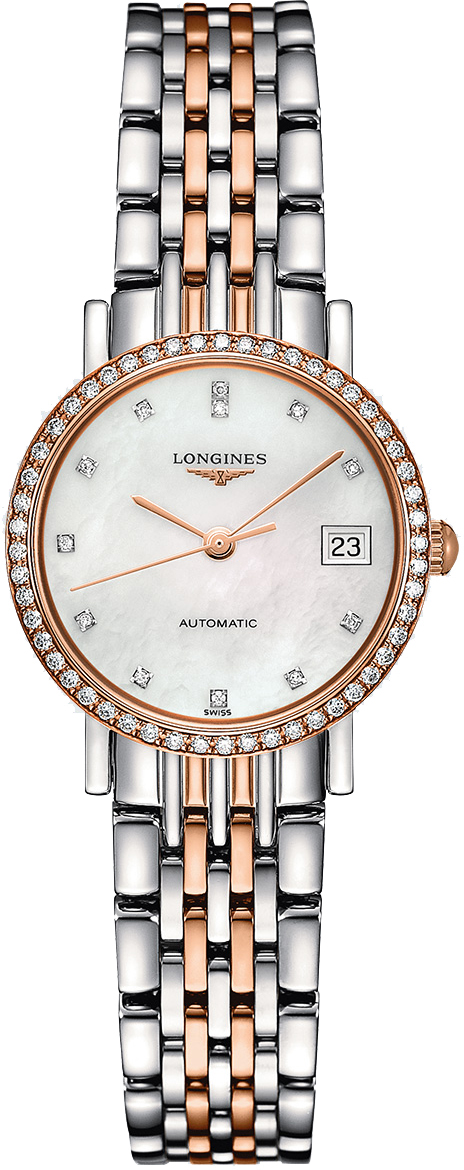 Longines Elegant Collection Self winding Automatic White Ladies Watch L43095887 