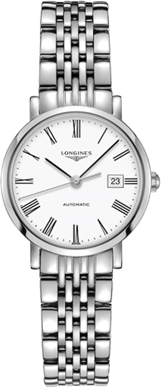 Longines Elegant Collection Self winding Automatic White Ladies Watch L43104116 