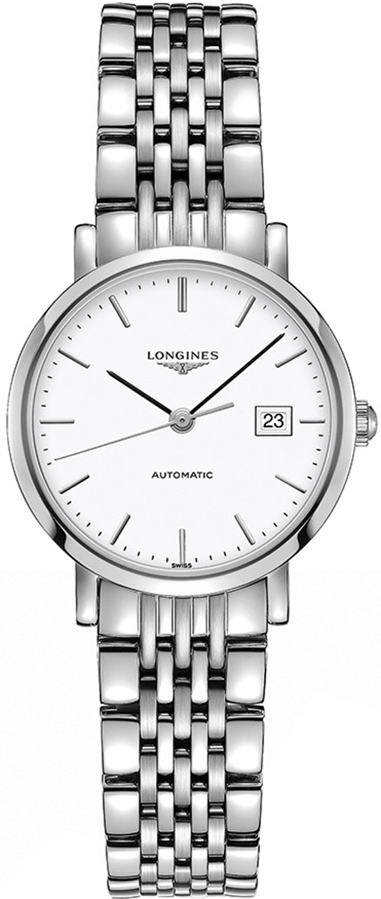 Longines Elegant Collection Self winding Automatic White Ladies Watch L43104126 