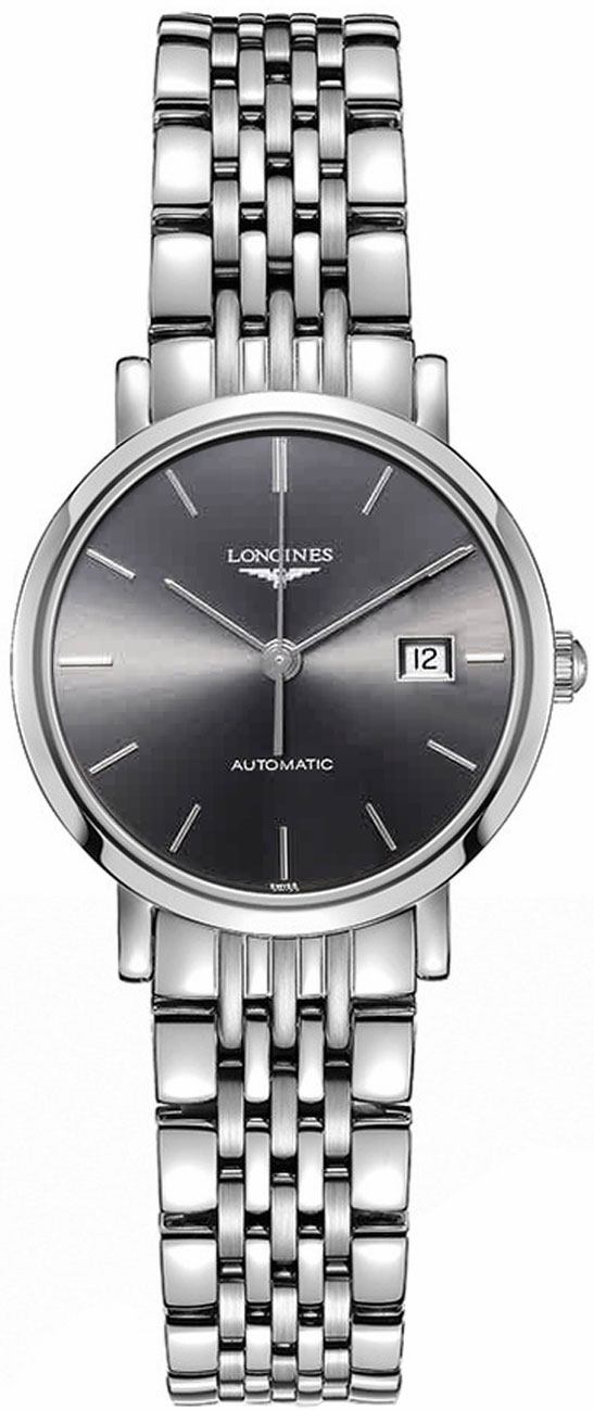 Longines Elegant Collection Self winding Automatic Grey Ladies Watch L43104726 