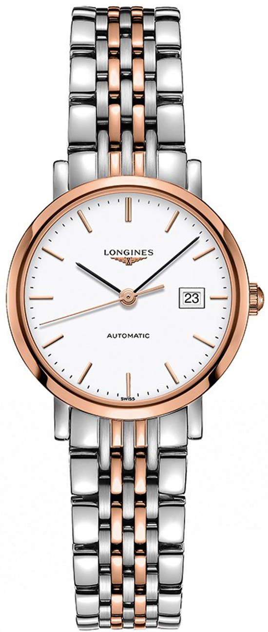 Longines Elegant Collection Self winding Automatic White Ladies Watch L43105127 