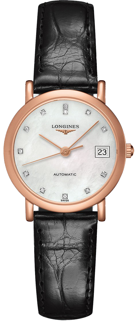 Longines Elegant Collection Self winding Automatic White Ladies Watch L43788870 