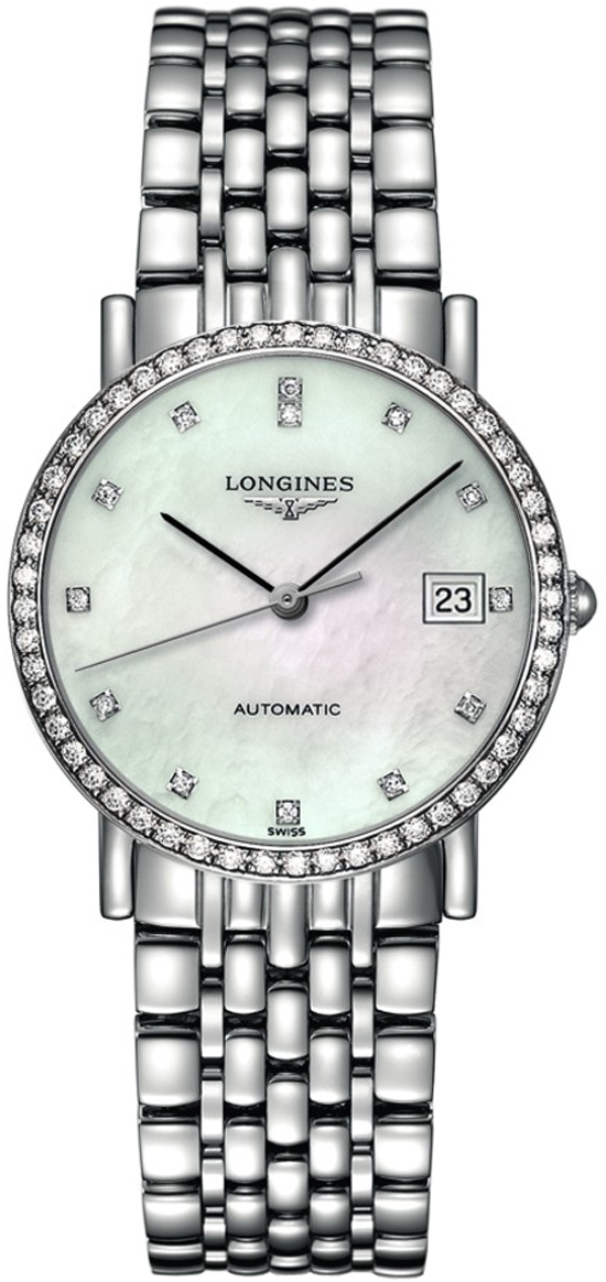 Longines Elegant Collection Self winding Automatic White Ladies Watch L48090876 