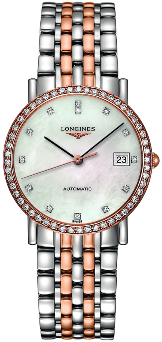 Longines Elegant Collection Self winding Automatic White Ladies Watch L48095887 