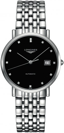 Longines Elegant Collection Self winding Automatic Black Ladies Watch L48104576 