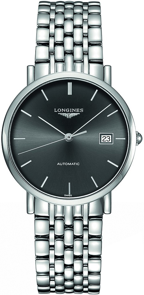 Longines Elegant Collection Self winding Automatic Grey Ladies Watch L48104726 