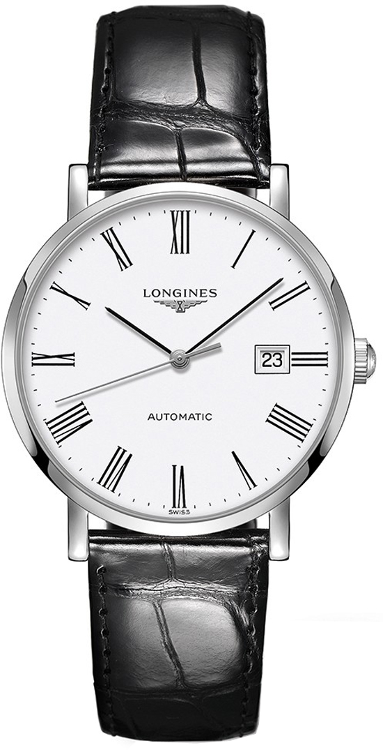 Longines Elegant Collection Self winding Automatic White Mens Watch L49104112 