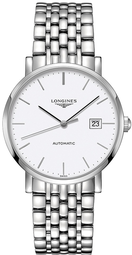 Longines Elegant Collection Self winding Automatic White Mens Watch L49104126 