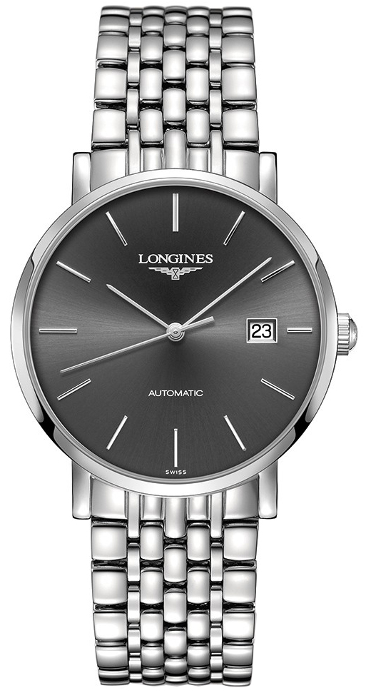 Longines Elegant Collection Self winding Automatic Grey Mens Watch L49104726 