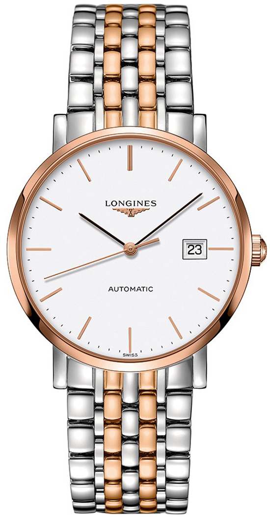 Longines Elegant Collection Self winding Automatic White Mens Watch L49105127 