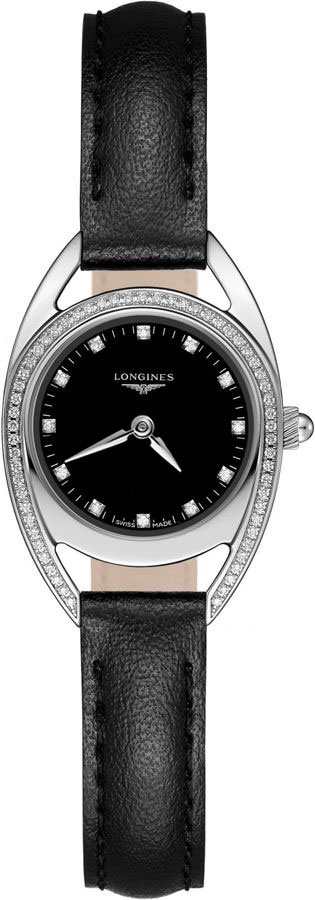Longines Equestrian Collection Battery Operated Quartz Black Ladies Watch L61350570 