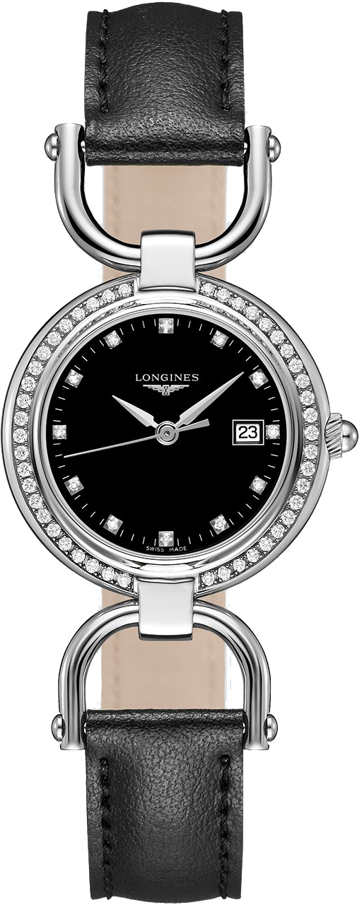 Longines Equestrian Collection Battery Operated Quartz Black Ladies Watch L61310570 
