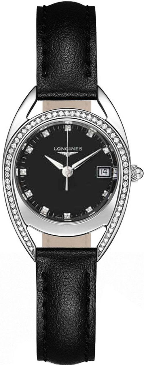 Longines Equestrian Collection Battery Operated Quartz Black Ladies Watch L61360570 