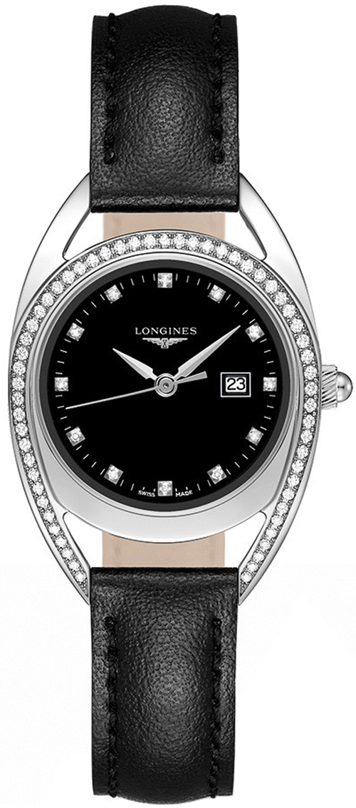 Longines Equestrian Collection Battery Operated Quartz Black Ladies Watch L61370570 