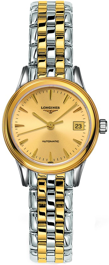 Longines Flagship Gold Ladies Watch L42743327 