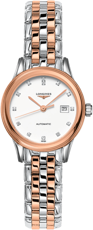 Longines Flagship Self winding Automatic White Ladies Watch L43743997 