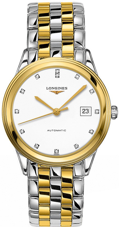Longines Flagship Self winding Automatic White Mens Watch L48743277 