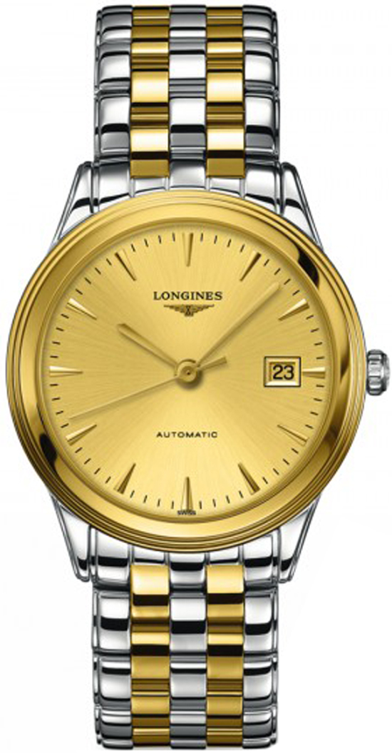 Longines Flagship Self winding Automatic Champagne Mens Watch L48743327 