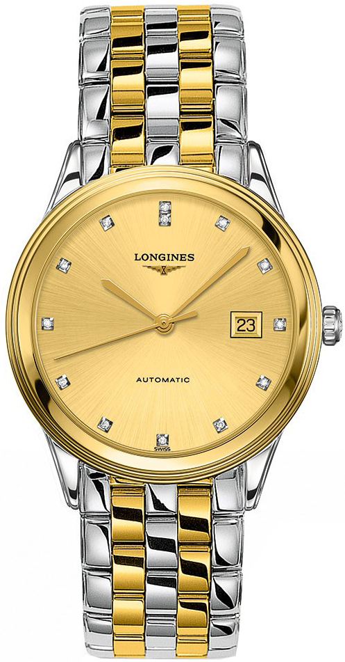 Longines Flagship Self winding Automatic Champagne Mens Watch L48743377 