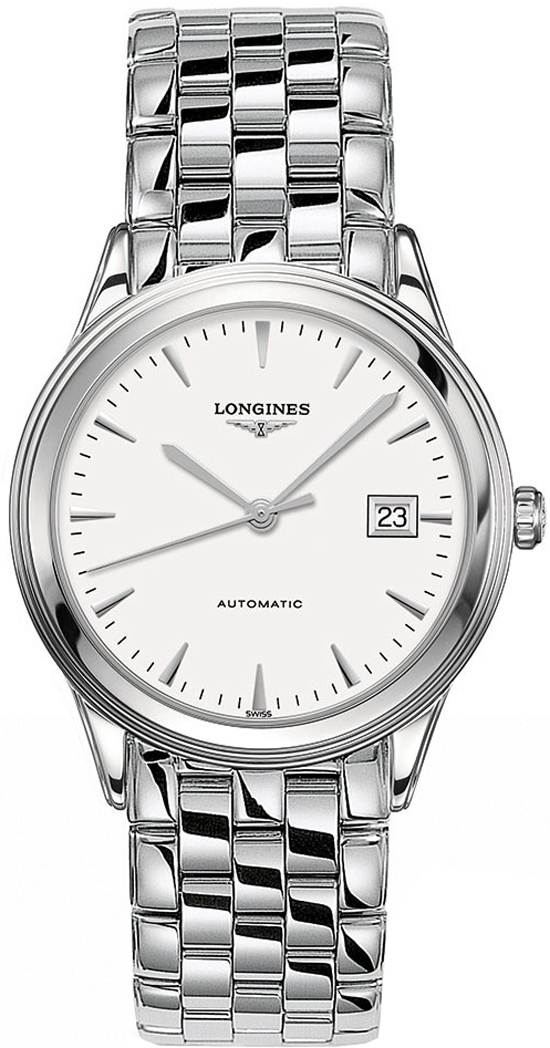 Longines Flagship Self winding Automatic White Mens Watch L48744126 