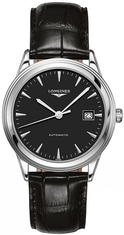 Longines Flagship Self winding Automatic Black Mens Watch L48744522 