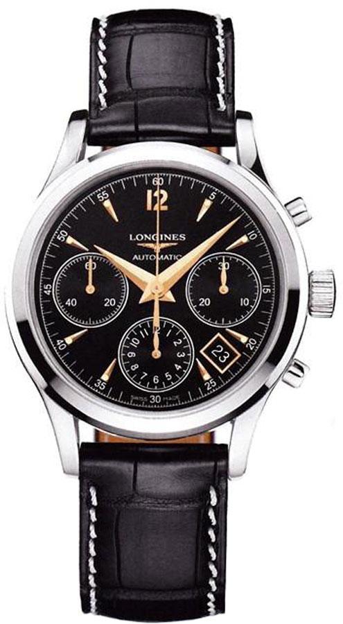 Longines Heritage Collection Self winding Automatic Black Mens Watch L27424560 