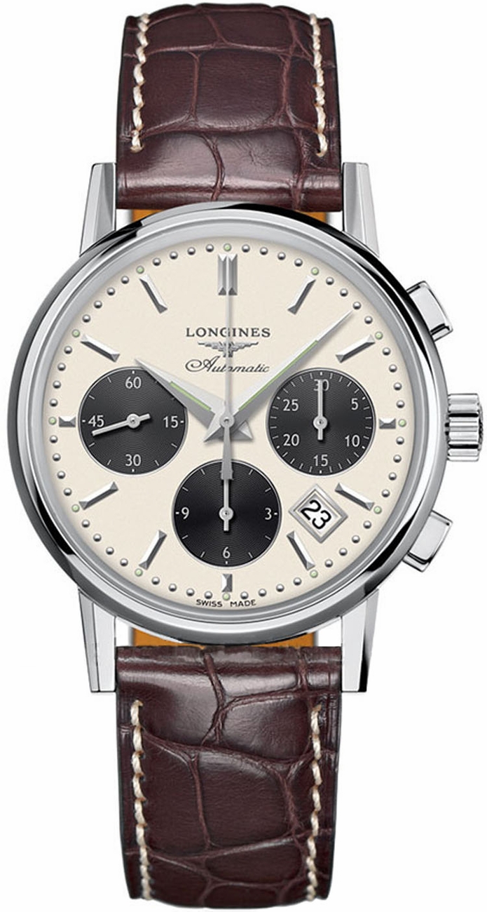 Longines Heritage Collection Self winding Automatic Silver Mens Watch L27334022 