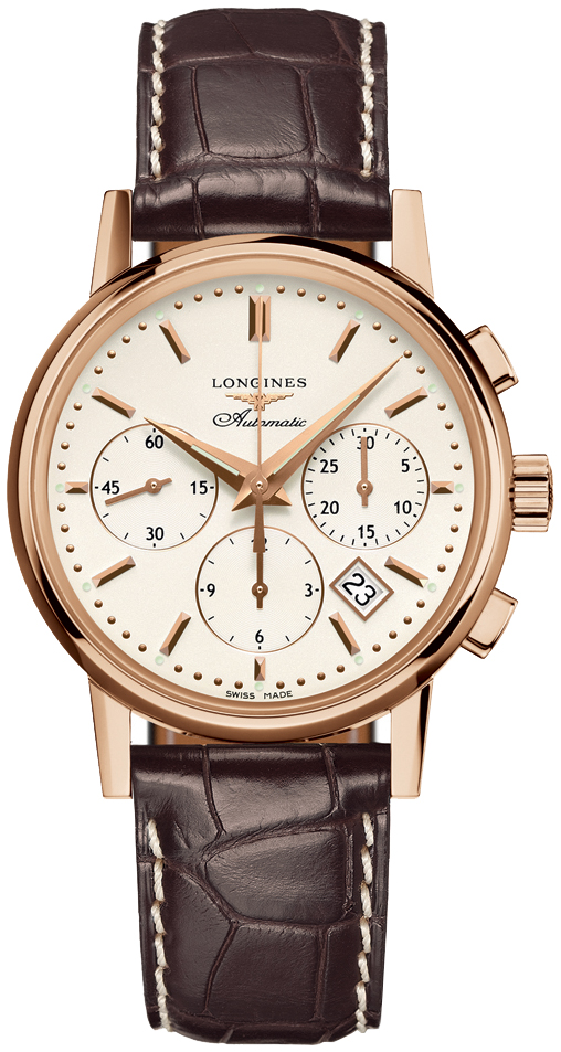 Longines Heritage Collection Self winding Automatic Silver Mens Watch L27338722 