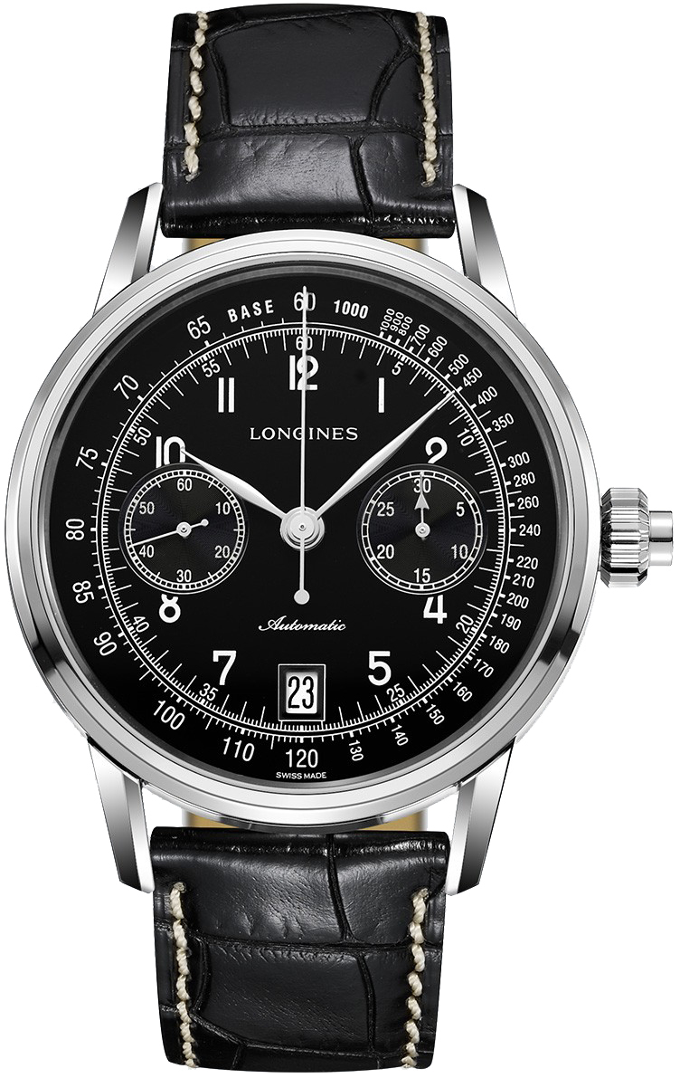 Longines Heritage Collection Self winding Automatic Black Mens Watch L28004530 