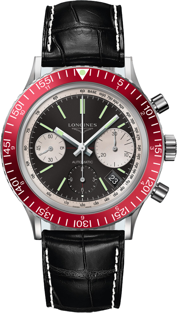 Longines Heritage Collection Self winding Automatic Black Mens Watch L28084520 