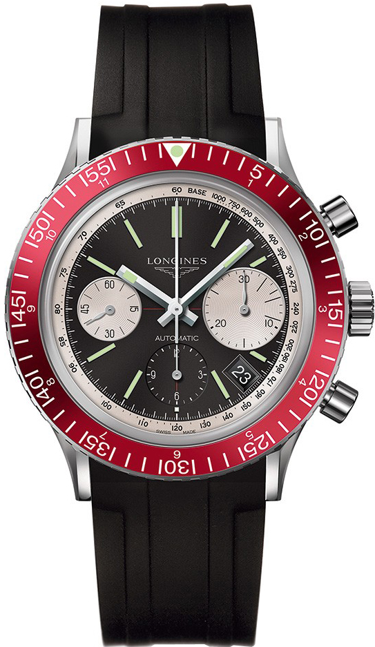 Longines Heritage Collection Self winding Automatic Black Mens Watch L28084529 