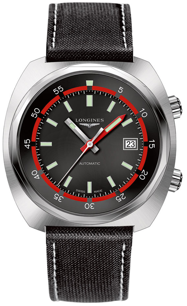 Longines Heritage Collection Self winding Automatic Black Mens Watch L27954520 