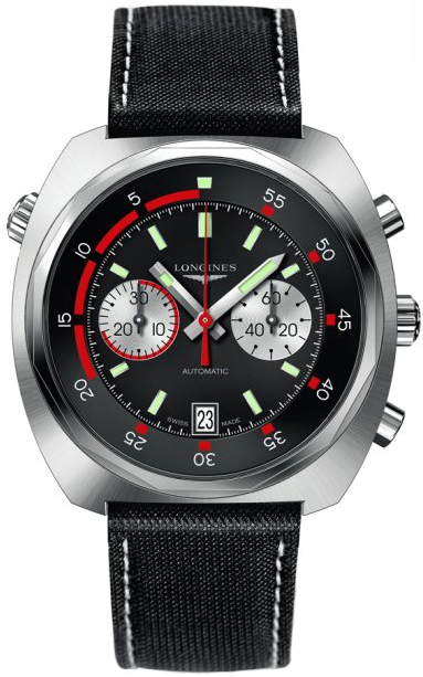 Longines Heritage Collection Self winding Automatic Black Mens Watch L27964522 