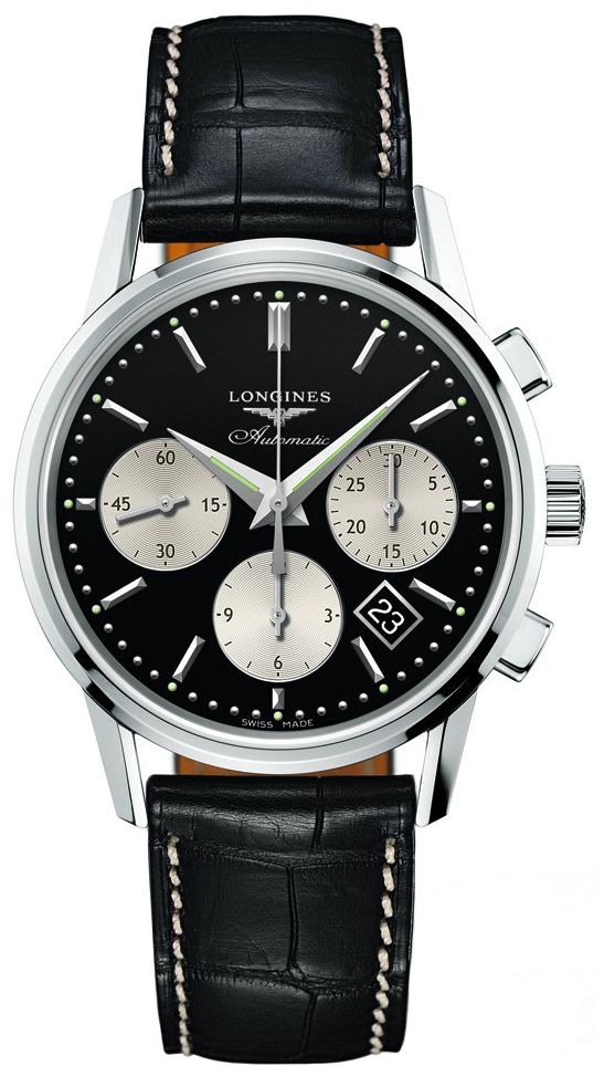 Longines Heritage Collection Black Mens Watch L27494920 