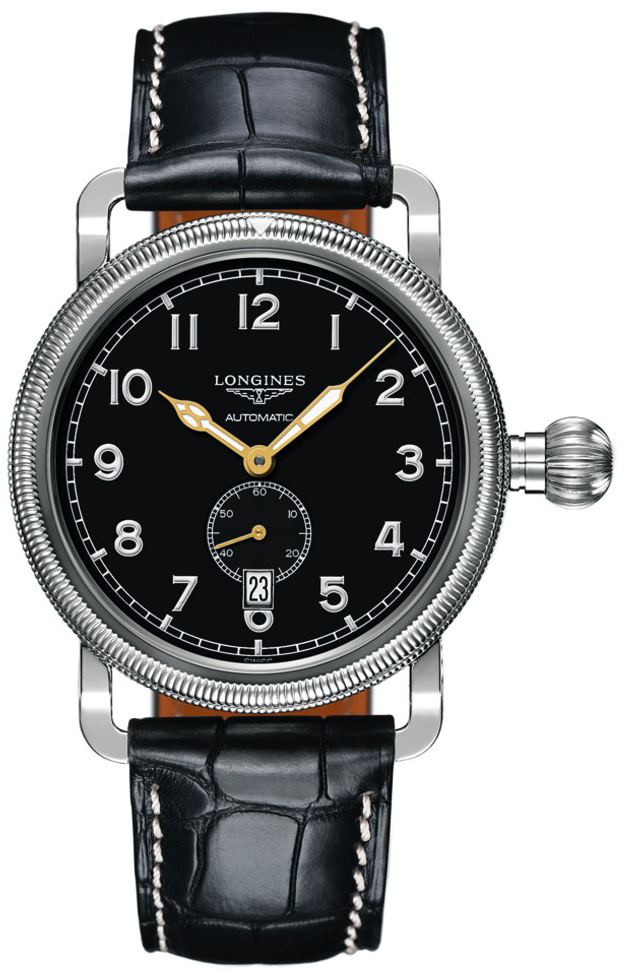 Longines Heritage Collection Self winding Automatic Black Mens Watch L27774530 