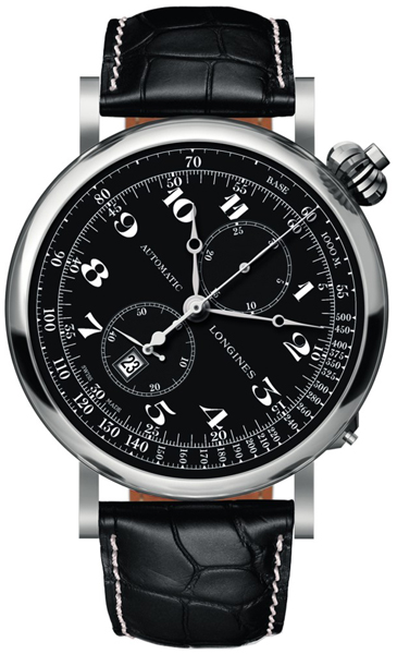 Longines Heritage Collection Black Mens Watch L27794532 