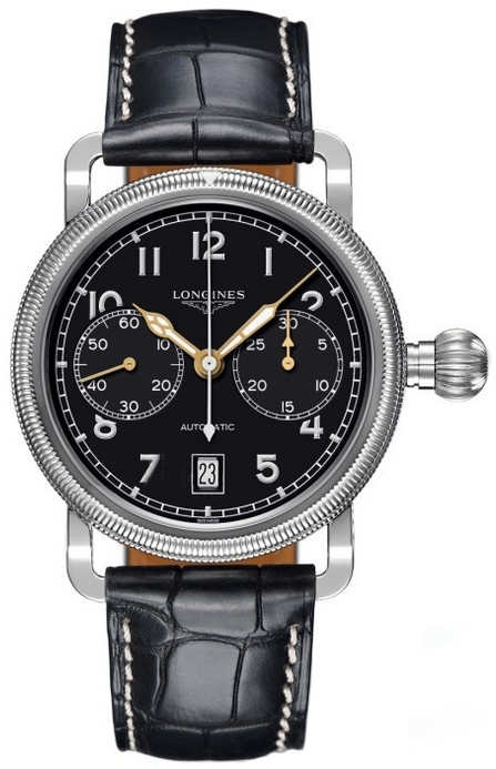 Longines Heritage Collection Self winding Automatic Black Mens Watch L27834530 