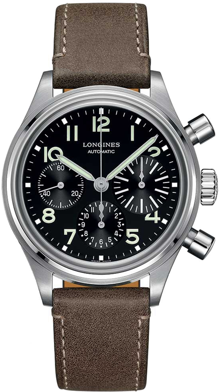 Longines Heritage Collection Self winding Automatic Black Mens Watch L28164532 