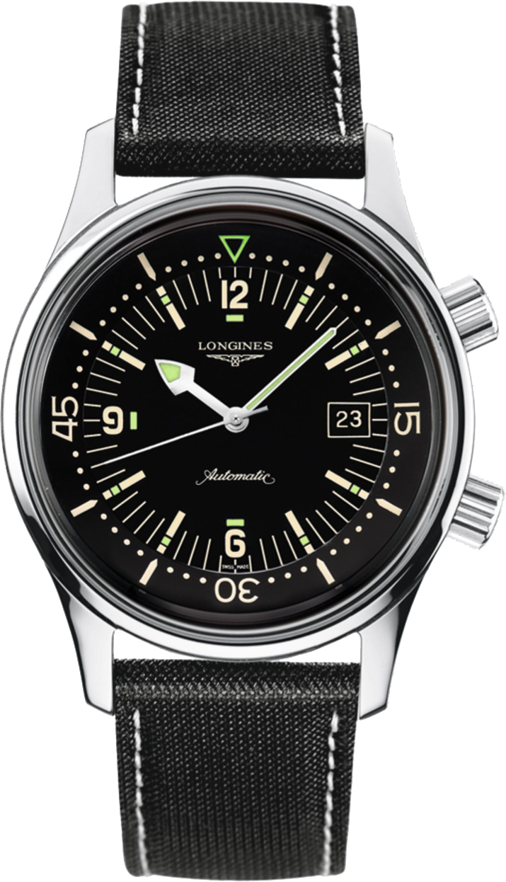 Longines Heritage Collection Self winding Automatic Black Mens Watch L36744500 