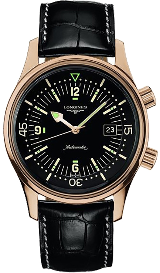 Longines Heritage Collection Self winding Automatic Black Mens Watch L36748500 