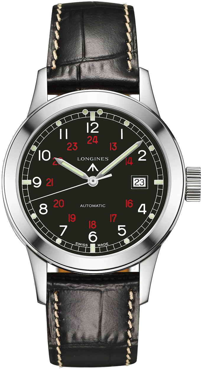 Longines Heritage Collection Self winding Automatic Black Mens Watch L28324530 