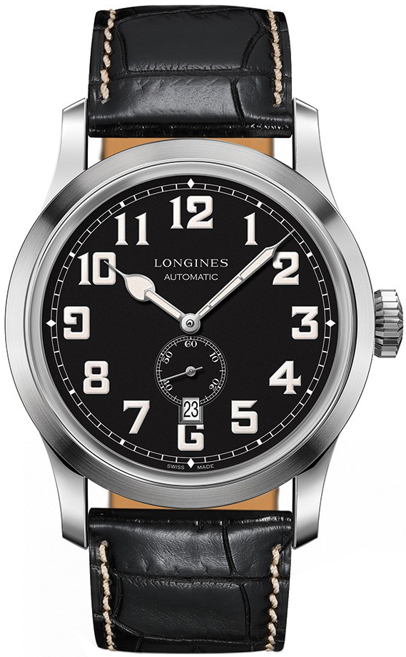 Longines Heritage Collection Self winding Automatic Black Mens Watch L28114530 