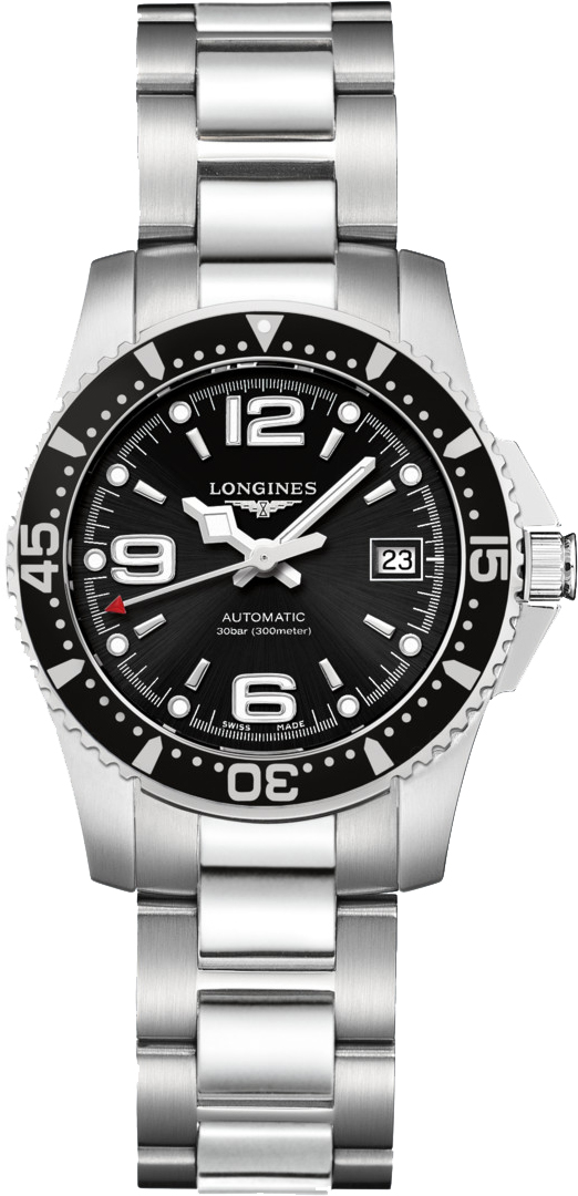 Longines HydroConquest Black Ladies Watch L32844566 