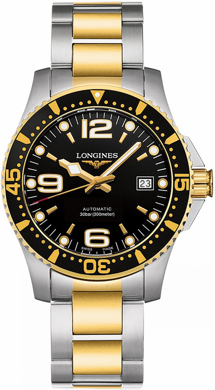 Longines HydroConquest Self winding Automatic Black Mens Watch L36423567 