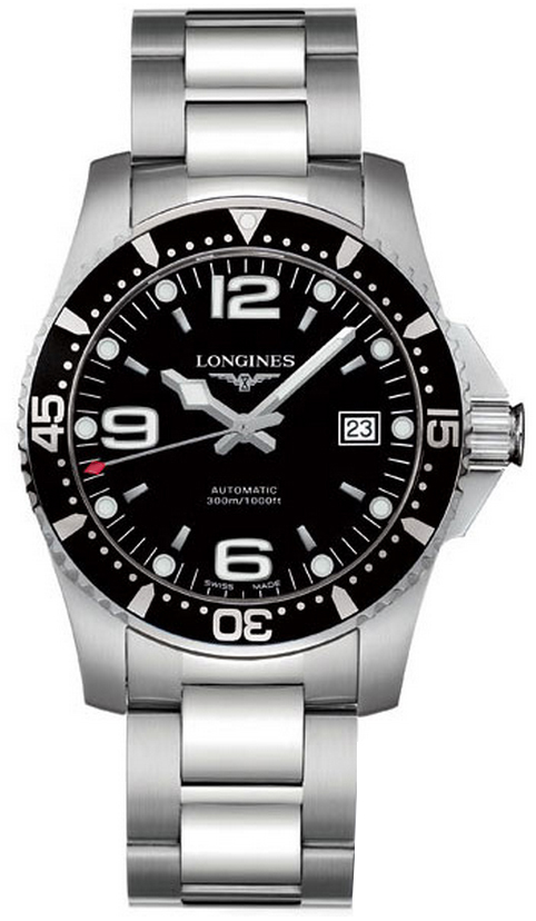 Longines HydroConquest Black Mens Watch L36424566 