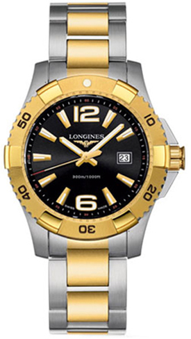 Longines HydroConquest Black Mens Watch L36473567 