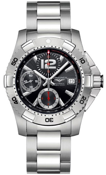 Longines HydroConquest Black Mens Watch L36514566 