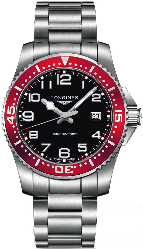 Longines HydroConquest Black Mens Watch L36894596 